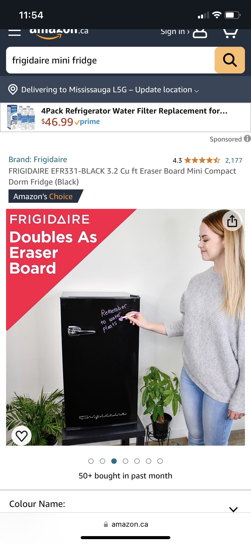 New Frigidaire Dorm Fridge with eraser board - photo 4