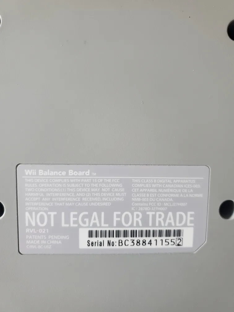 Nintendo Wii Fit Plus Balance Board RBL-021 Accessory and Video image indicator(3)