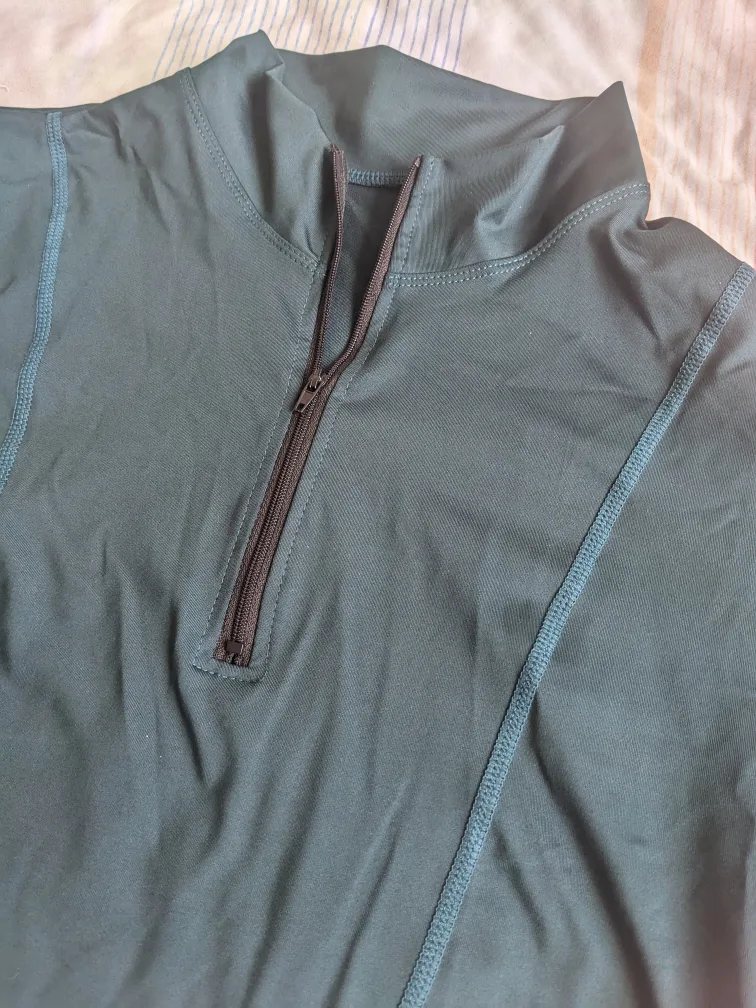 Forest Green Shein Workout Set image indicator(4)