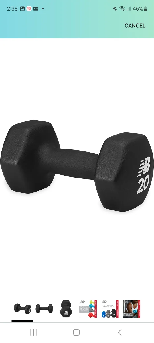 New Balance 20 lb Dumbbell thumbnail