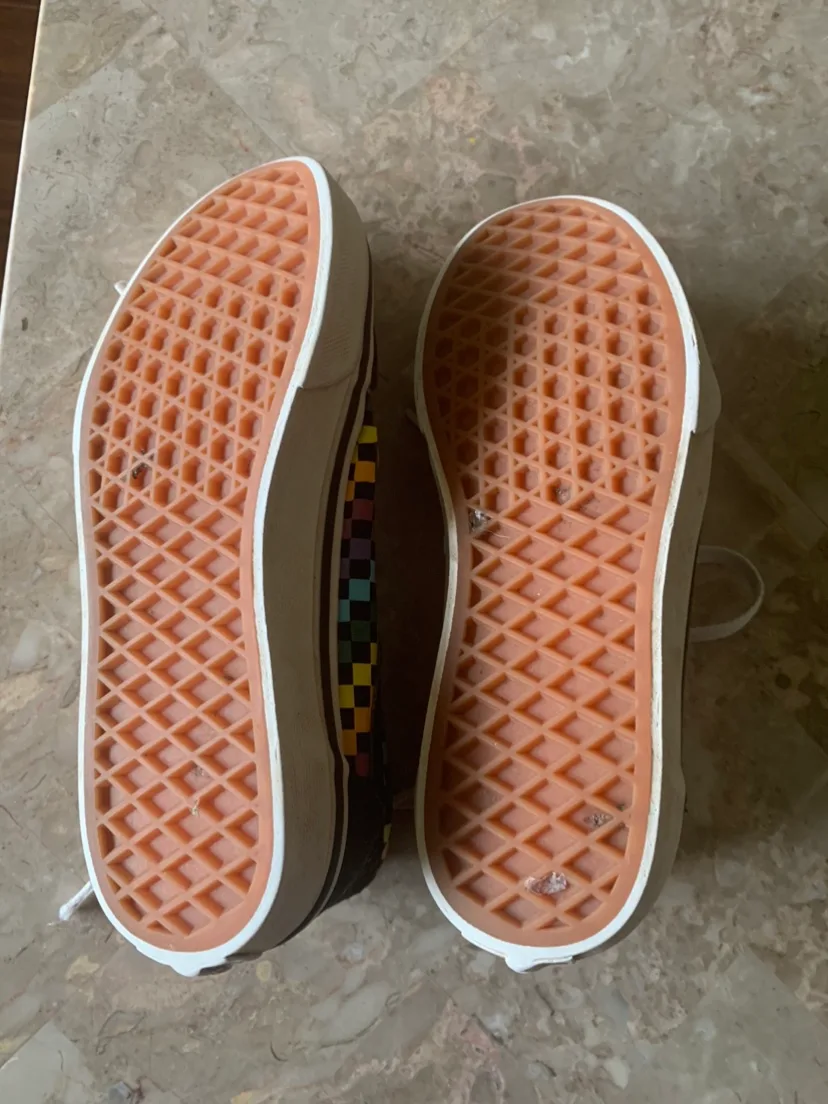 Vans Checkerboard Rainbow Sneakers image indicator(2)