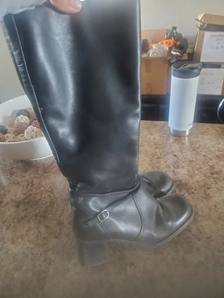 Transit Black Knee High Boots thumbnail