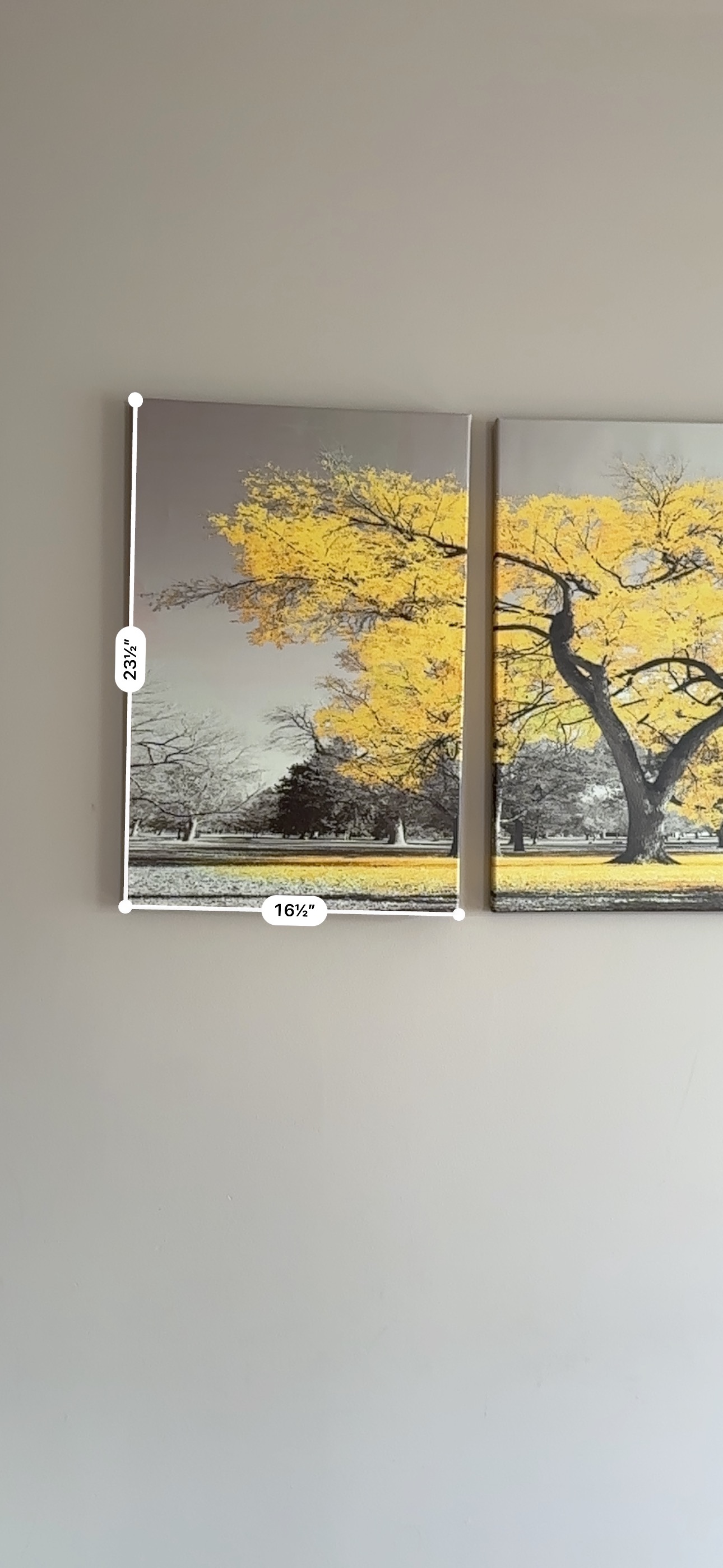 Yellow Tree Canvas Wall Art - photo 3