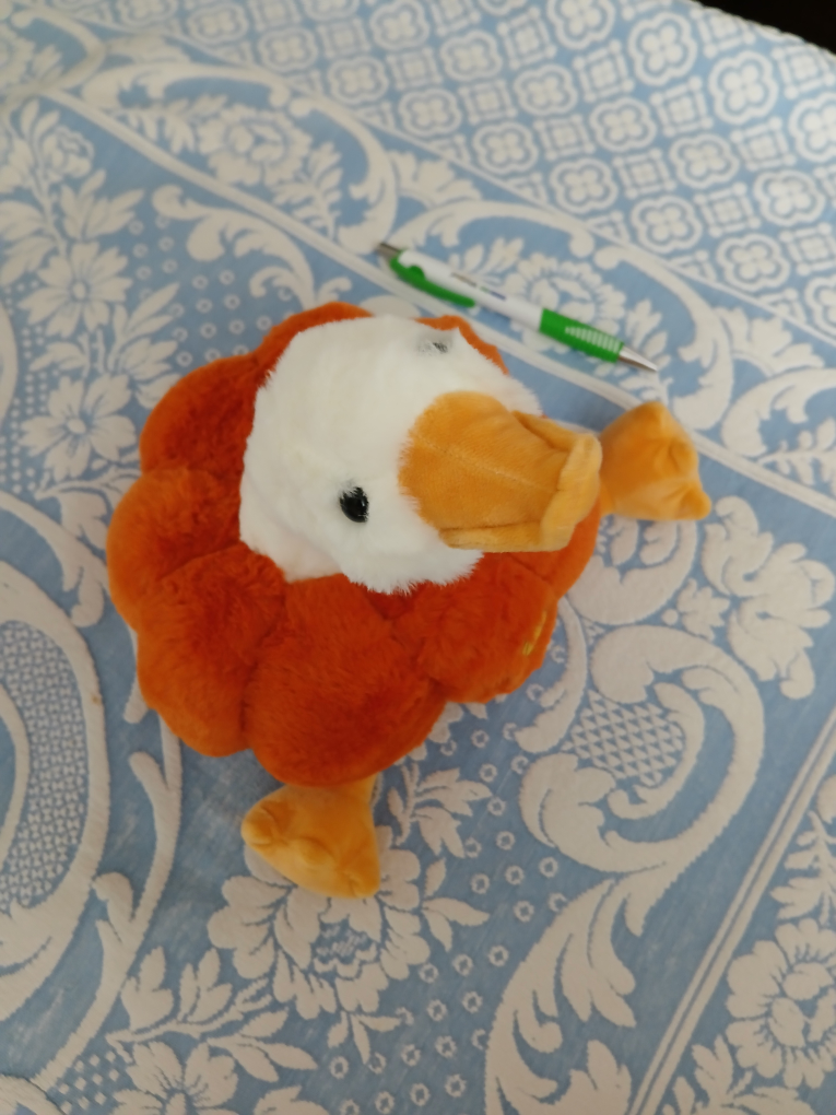Orange Duck Plush Toy - photo 2