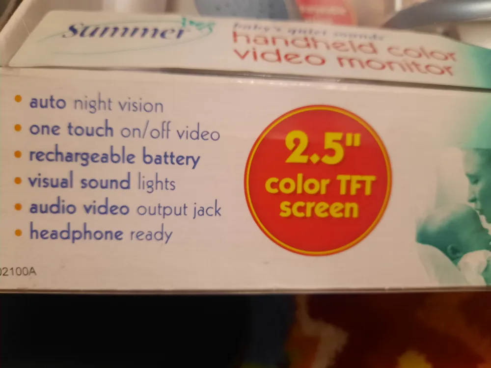 Summer Infant Handheld Color Video Monitor image indicator(9)