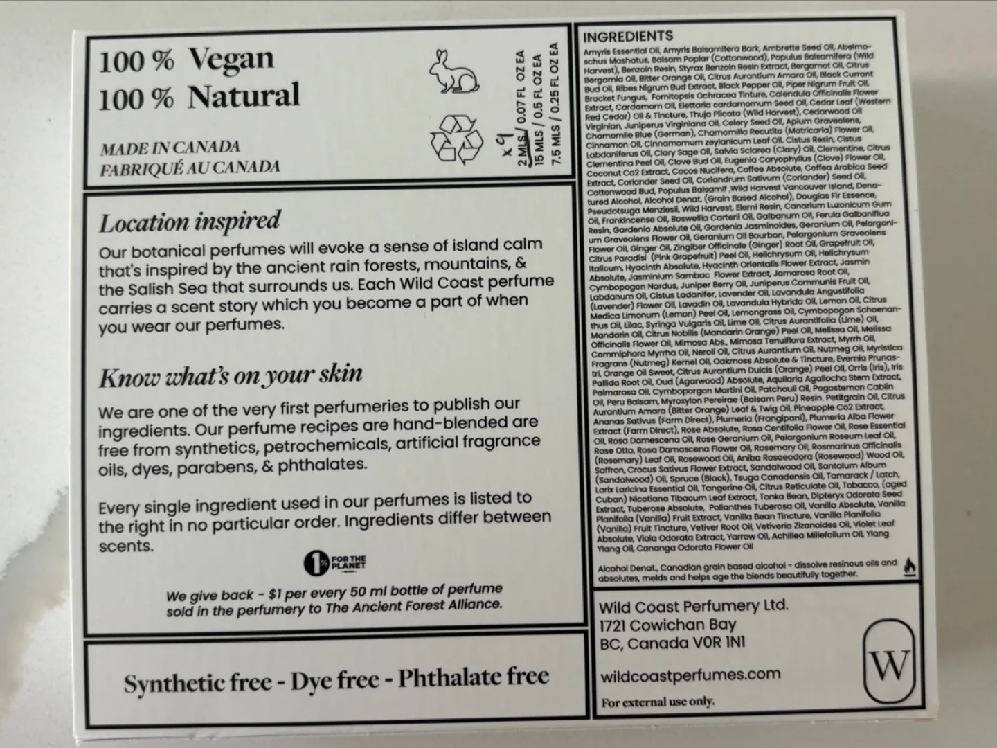 Wild Coast Perfumery discovery Set image indicator(6)