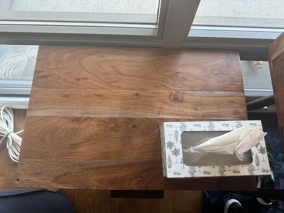 Two Drawer End Table / Nightstand—solid wood - photo 3