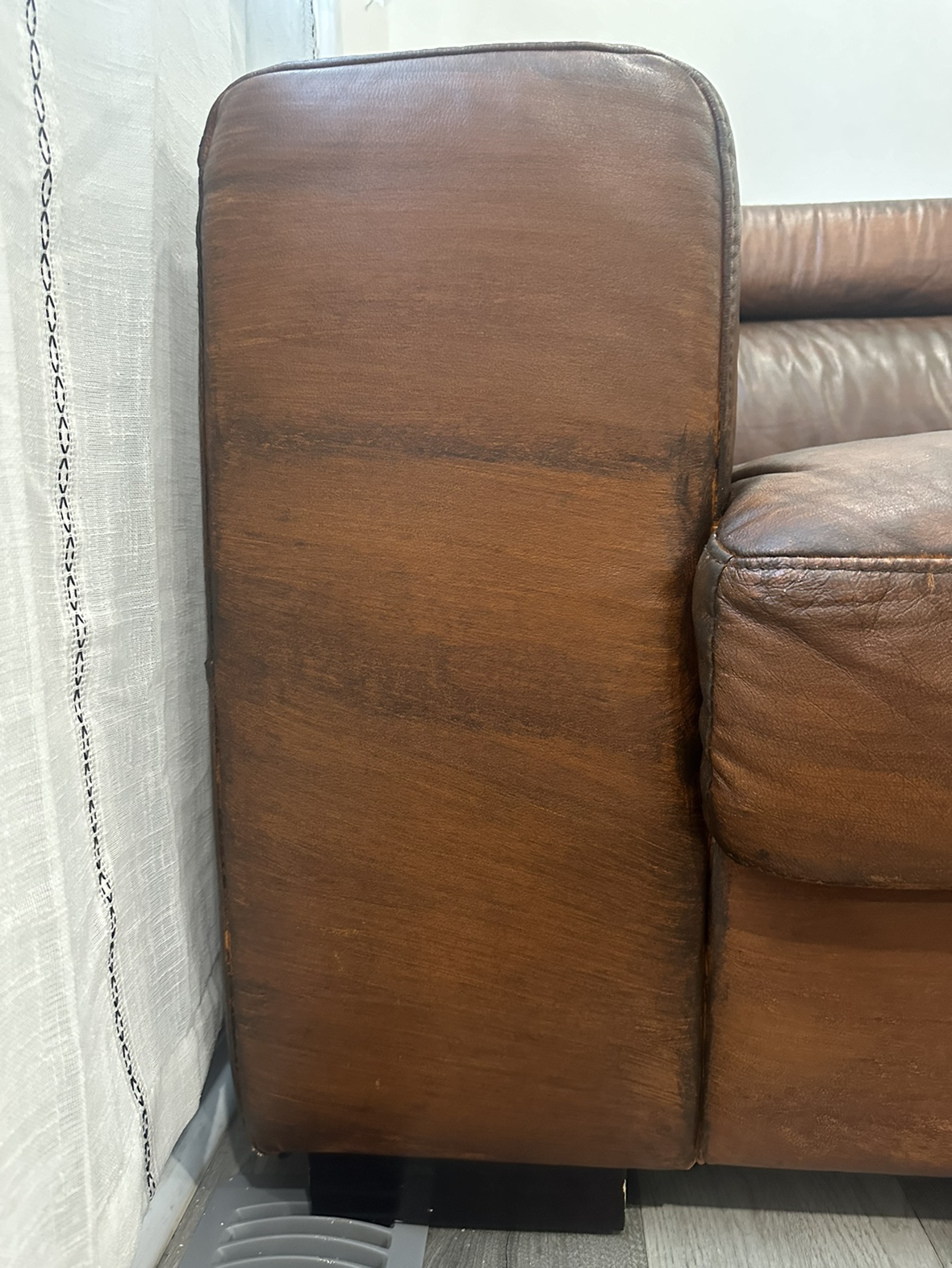 Genuine Leather Sectional - photo 4