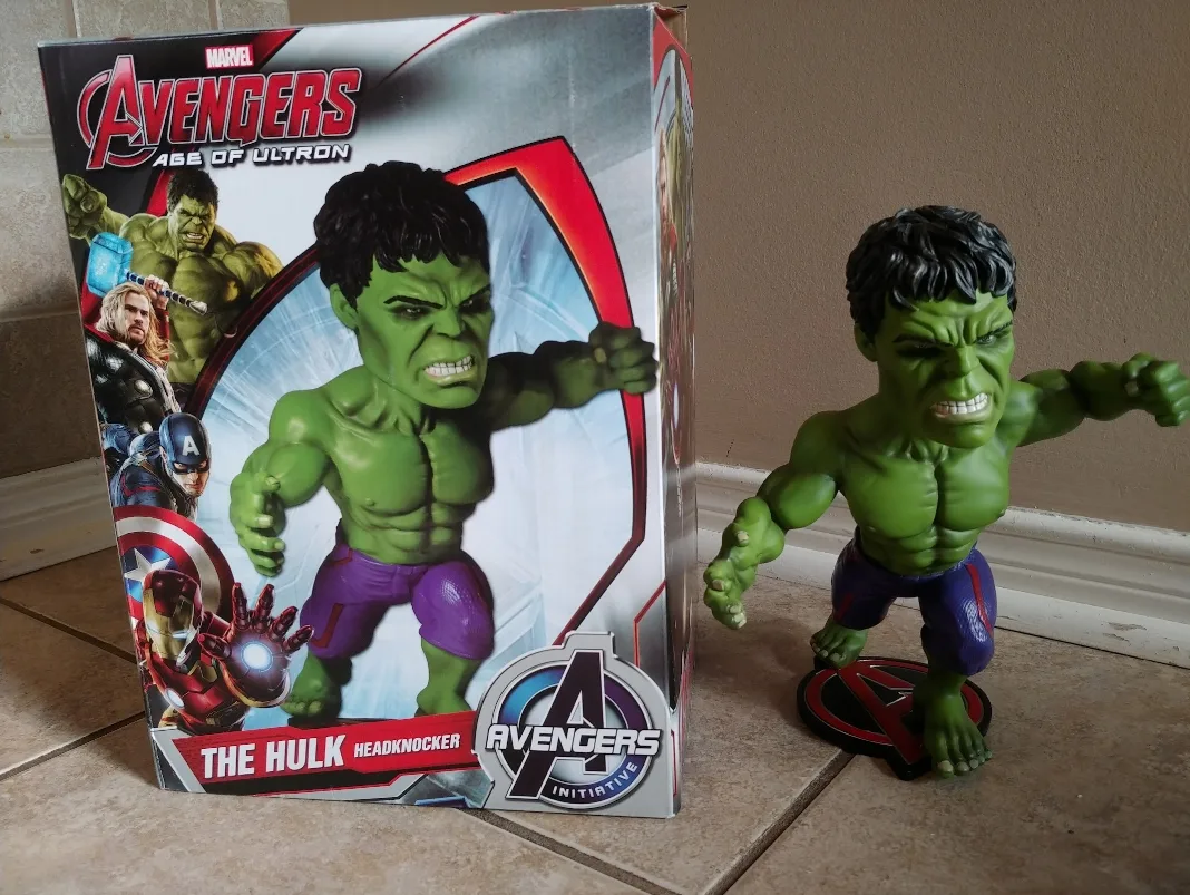 Neca Marvel Avengers Age of Ultron Hulk XL Head Knocker image indicator(3)