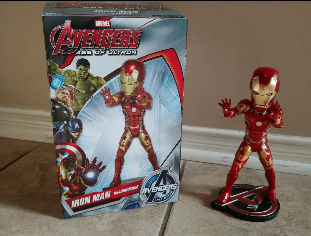 Neca Marvel Avengers Age of Ultron Iron Man Head Knocker image indicator(2)