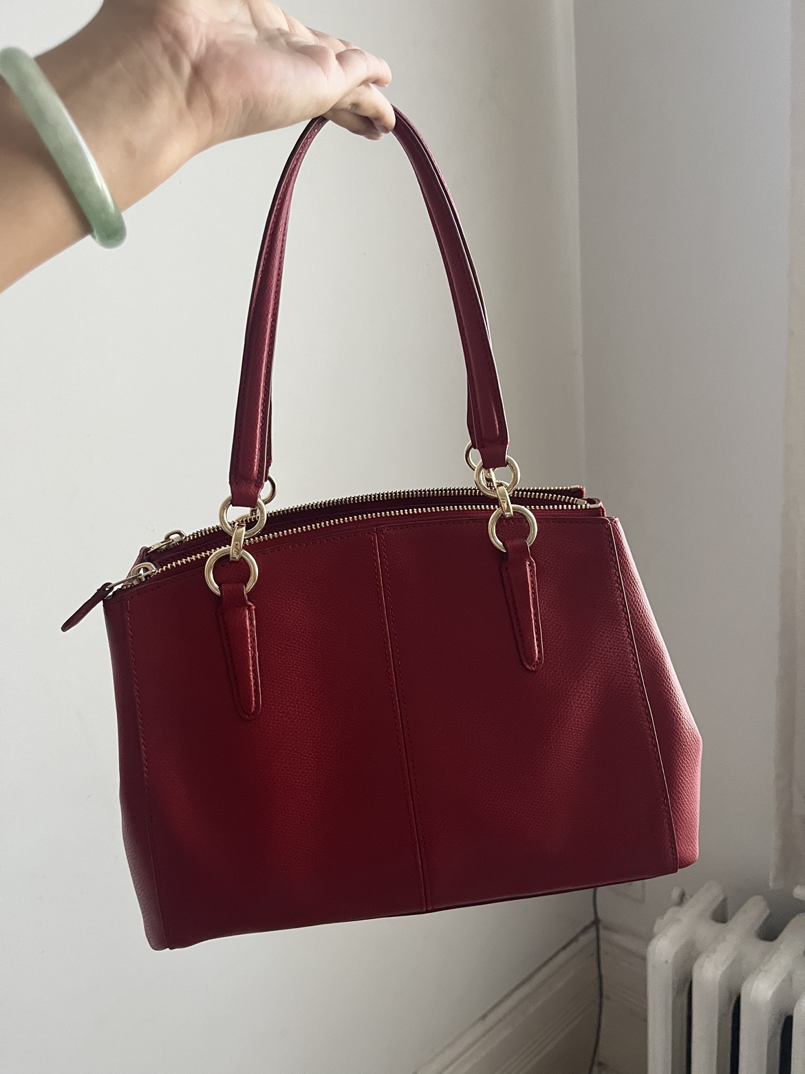 Coach Red Leather Bag - photo 2