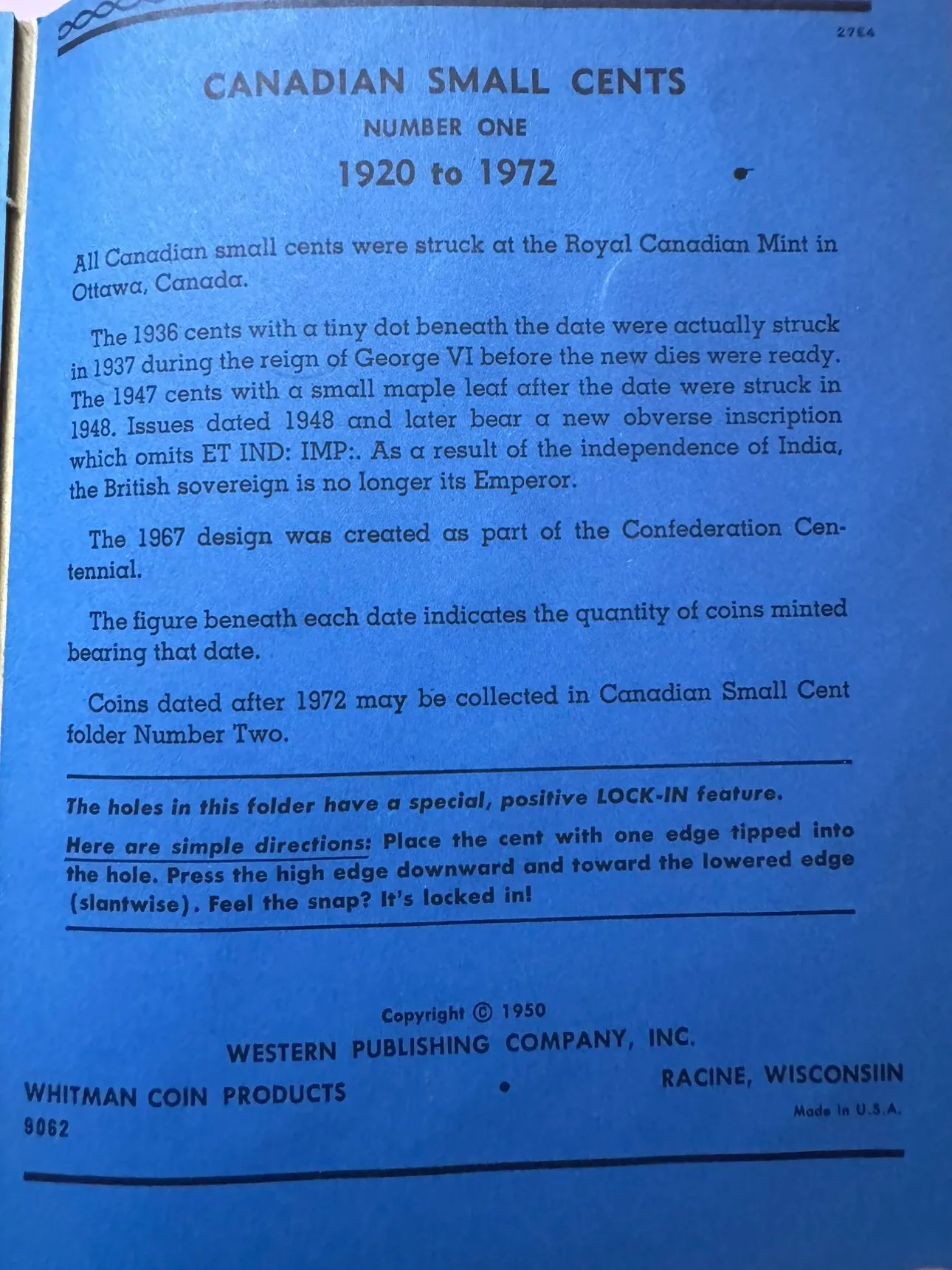 Canada small cent collection 1920 - 1972 image indicator(3)