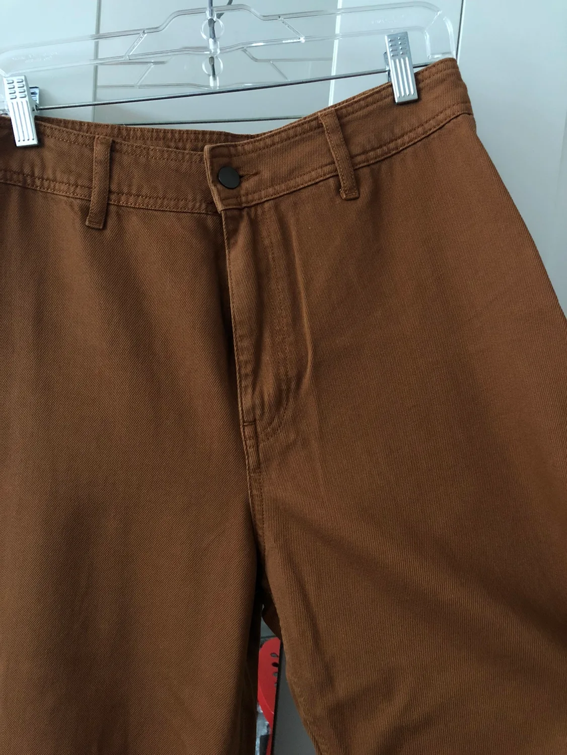 Brown denim bell bottoms image indicator(4)