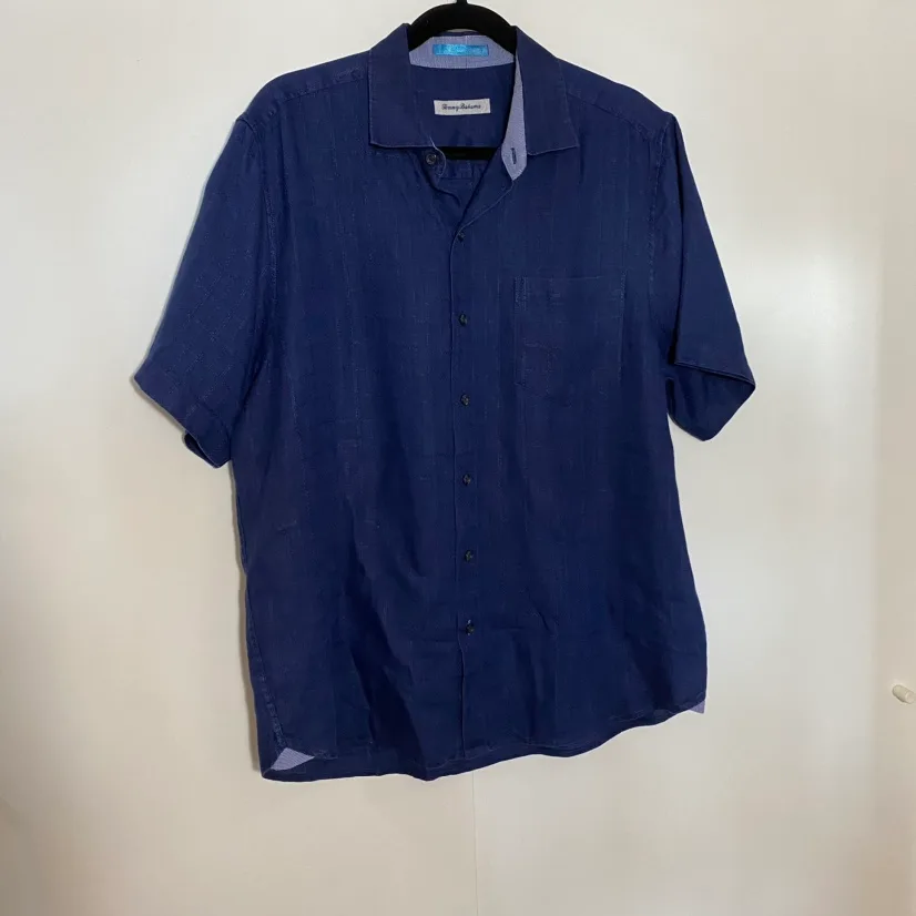 Tommy Bahama blue men’s Button Down Shirt thumbnail