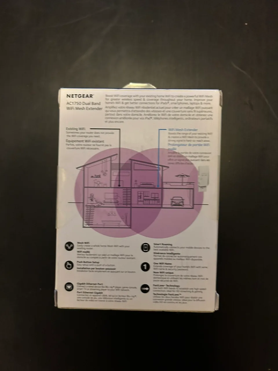 NETGEAR AC1750 Dual Band WiFi Mesh Extender image indicator(3)