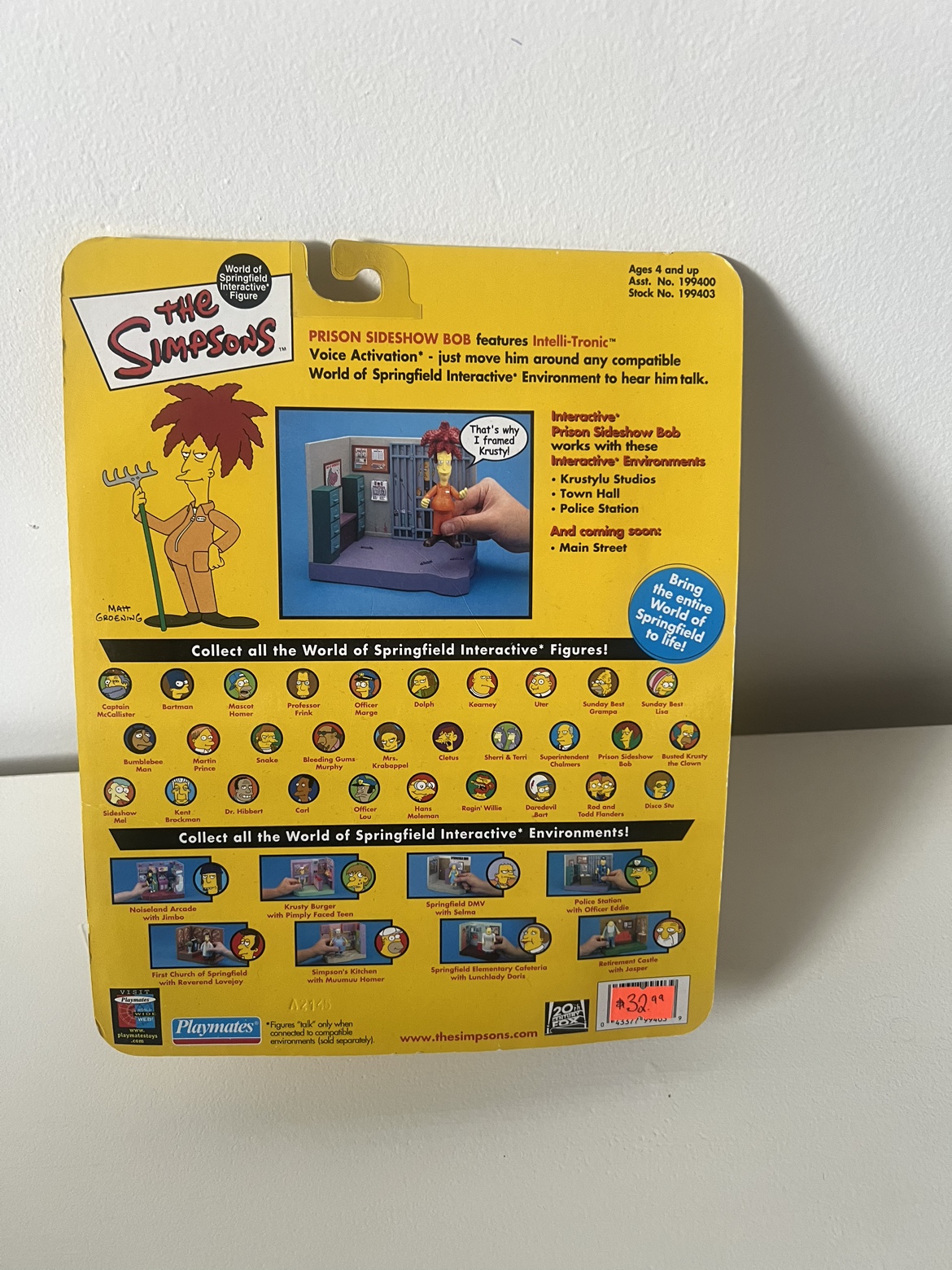 The Simpsons Prison Sideshow Bob Figure - photo 2