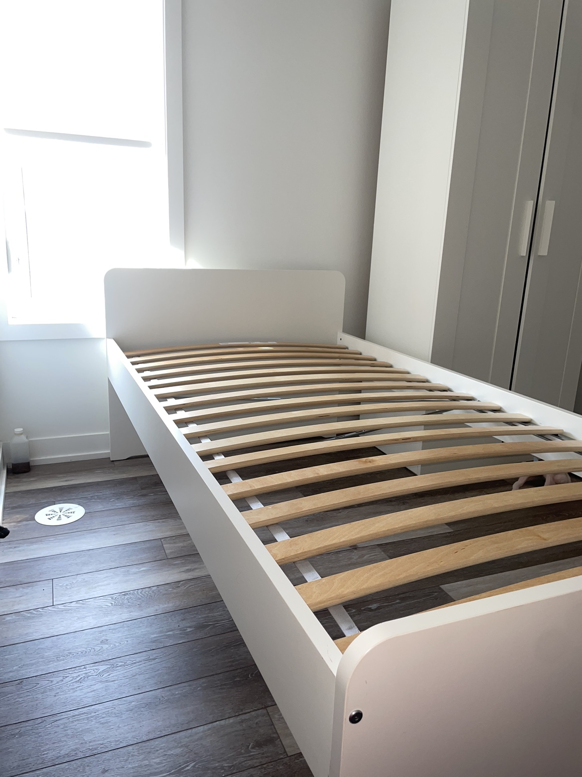 White Bed Frame TWIN SIZE