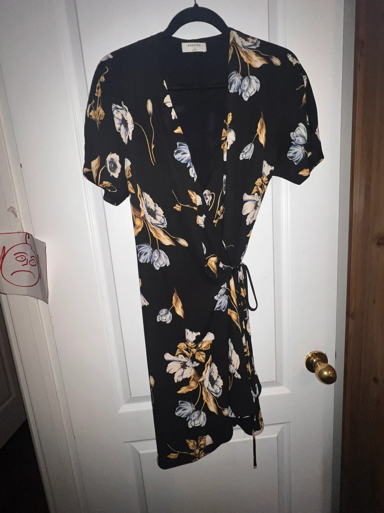 EUC Babaton Floral Wrap Dress M image indicator(2)