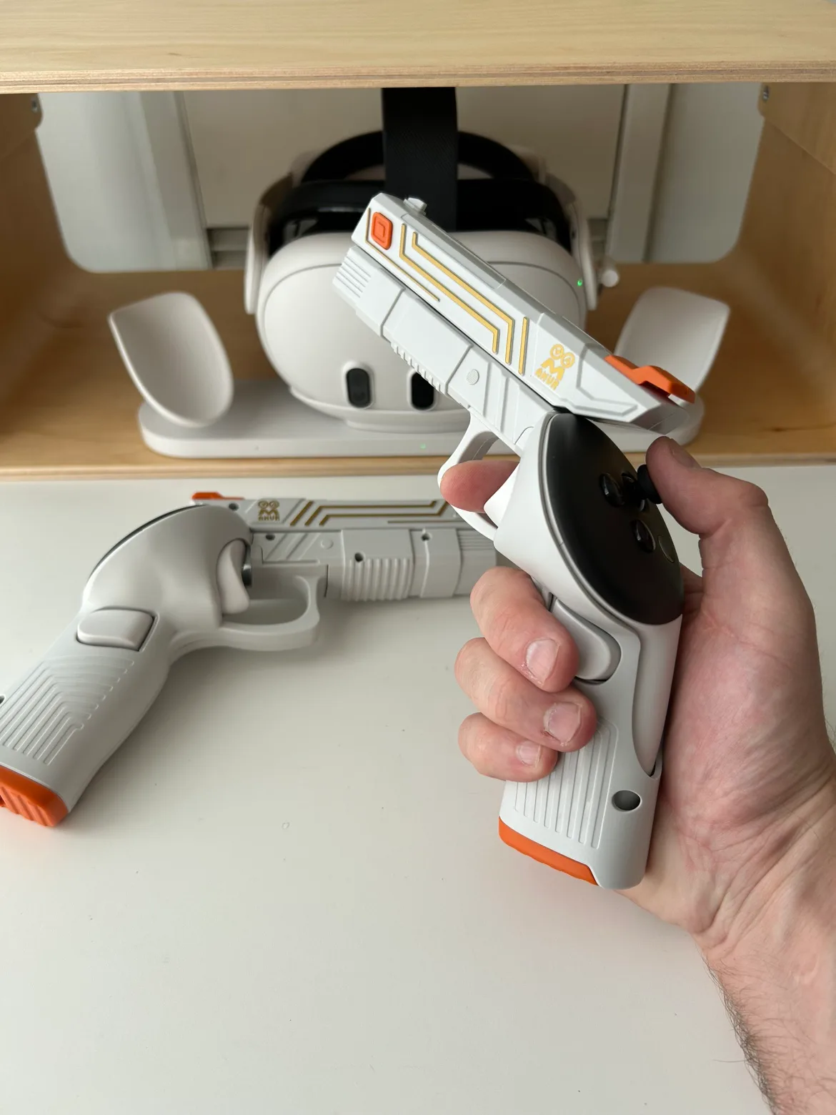 AMVR Pistol Grips for Meta Quest Touch Controllers thumbnail