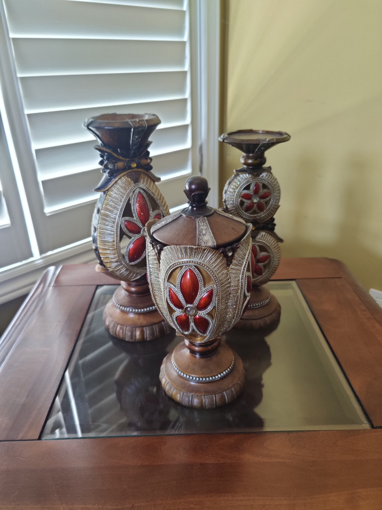 Move out sale - Ornate Candle Holders