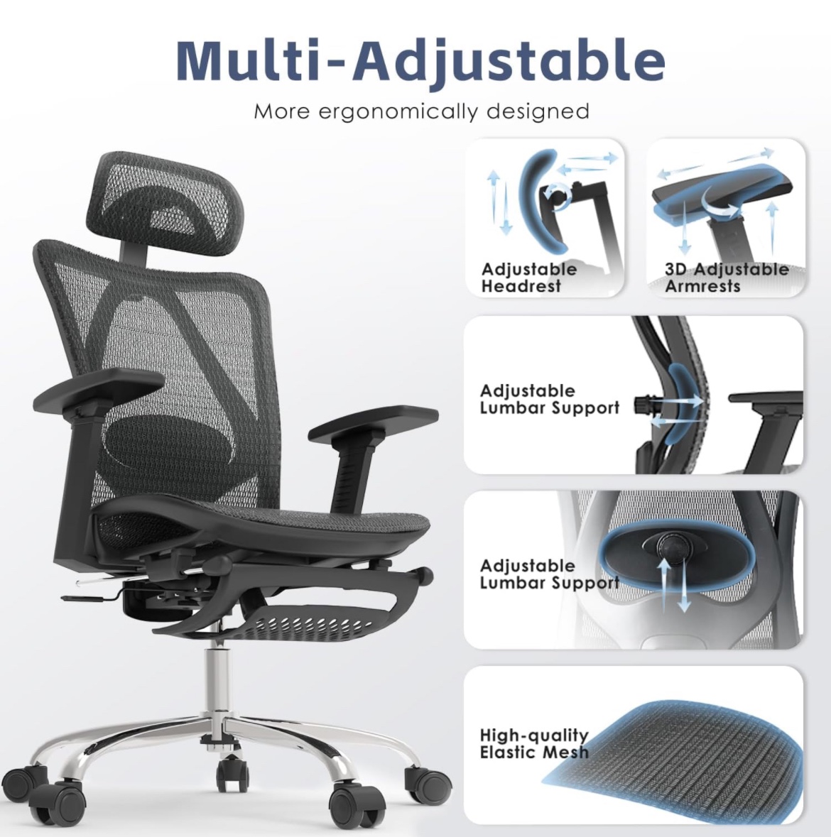 New ergonomic office chair - photo 4