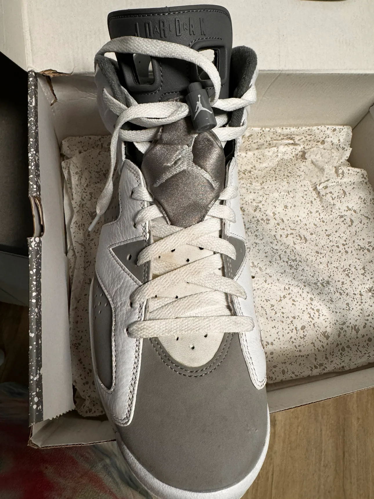 Air Jordan 6 Retro "grey" image indicator(8)
