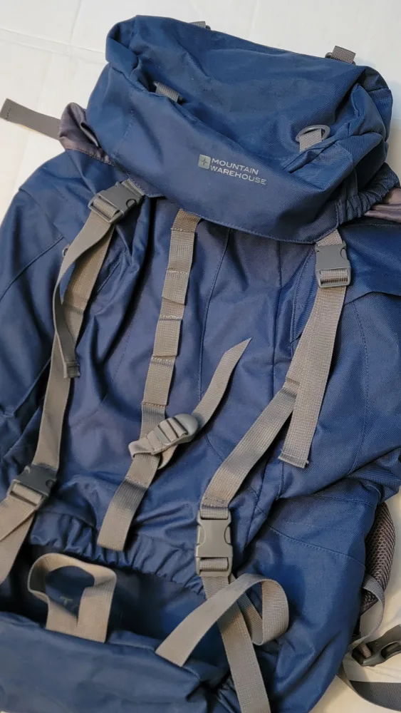 Mountain Warehouse Tor 65L Backpack, Dark Blue image indicator(5)