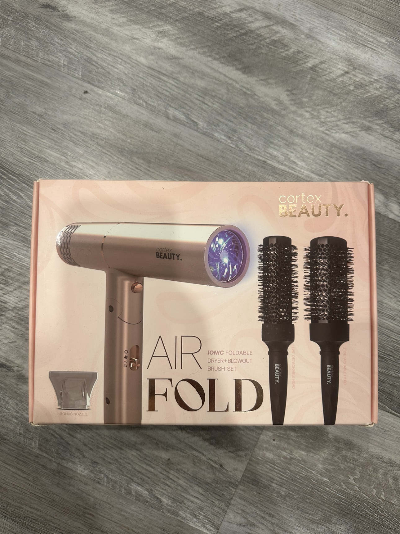 Cortex Beauty Air Fold Hair Dryer and Brush Set