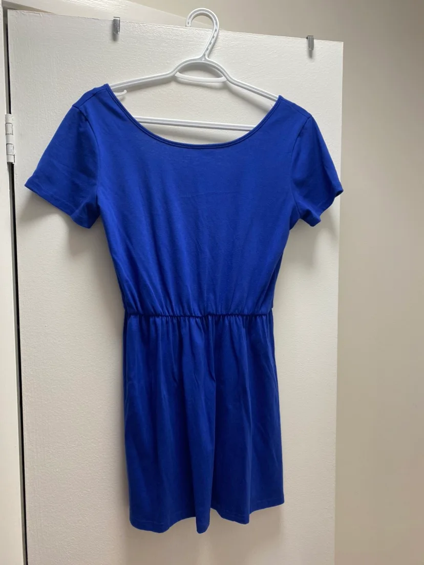Blue Short Sleeve Dress thumbnail