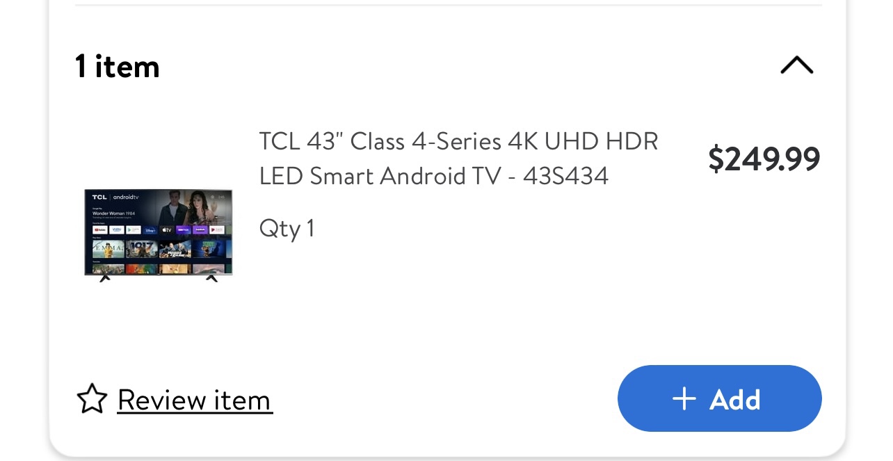 TCL 43” Inch TV - photo 5