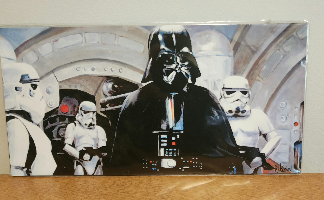 Original Time Art Hand Painted Star Wars Painting