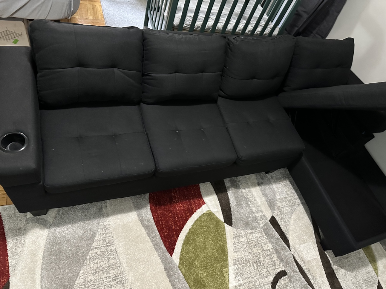 Sofa with storage Couch - photo 5