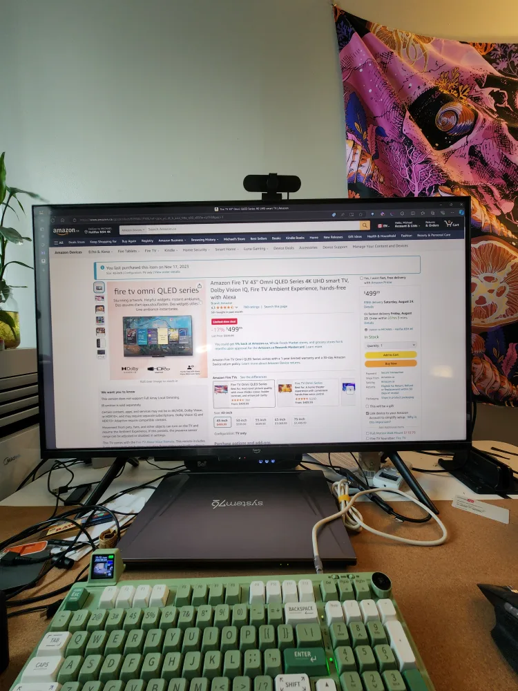 Amazon Fire TV 43" 4K QLED TV thumbnail