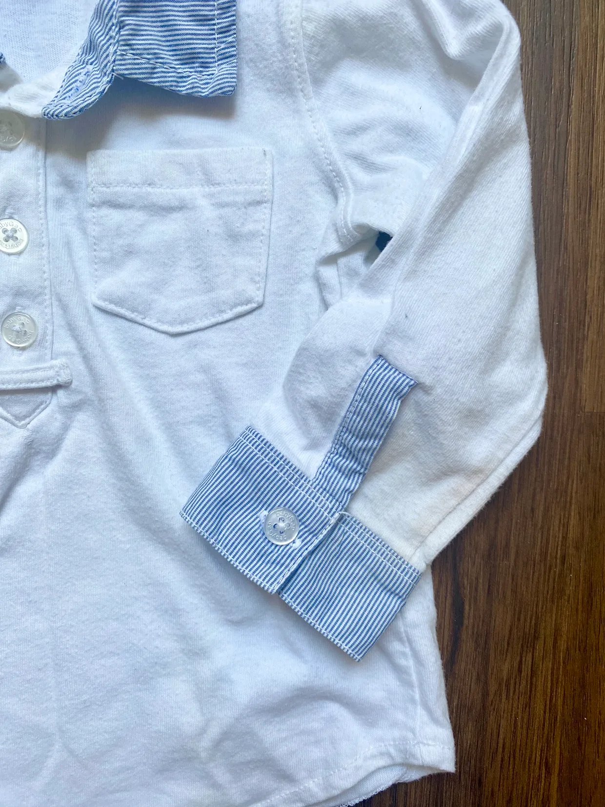 Baby Gap Long Sleeve Polo Shirt, 12-18mths #freecycle image indicator(4)