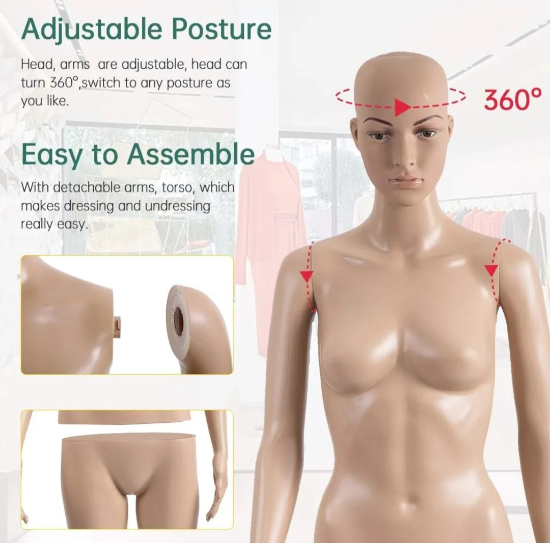 Mannequin 69" - COMES W/ FREE WIG image indicator(3)