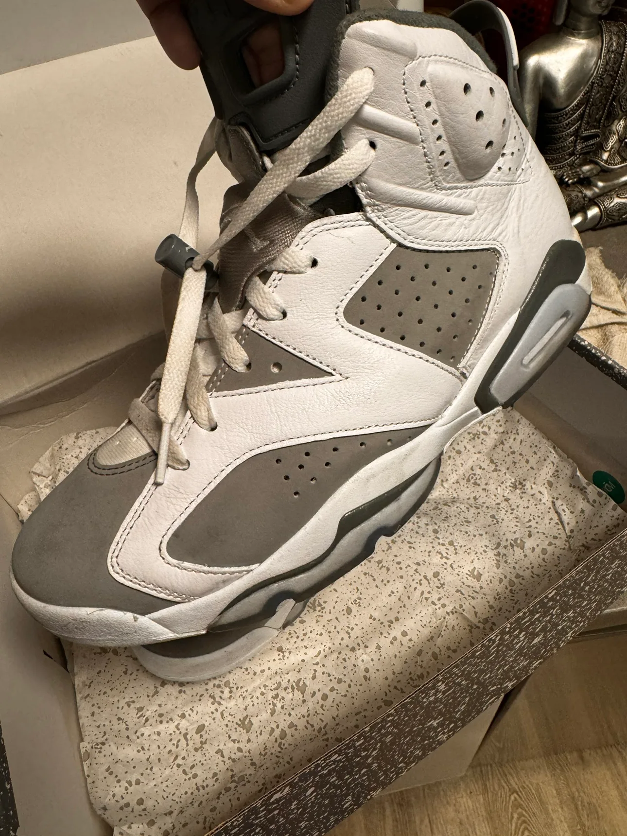 Air Jordan 6 Retro "grey" image indicator(7)