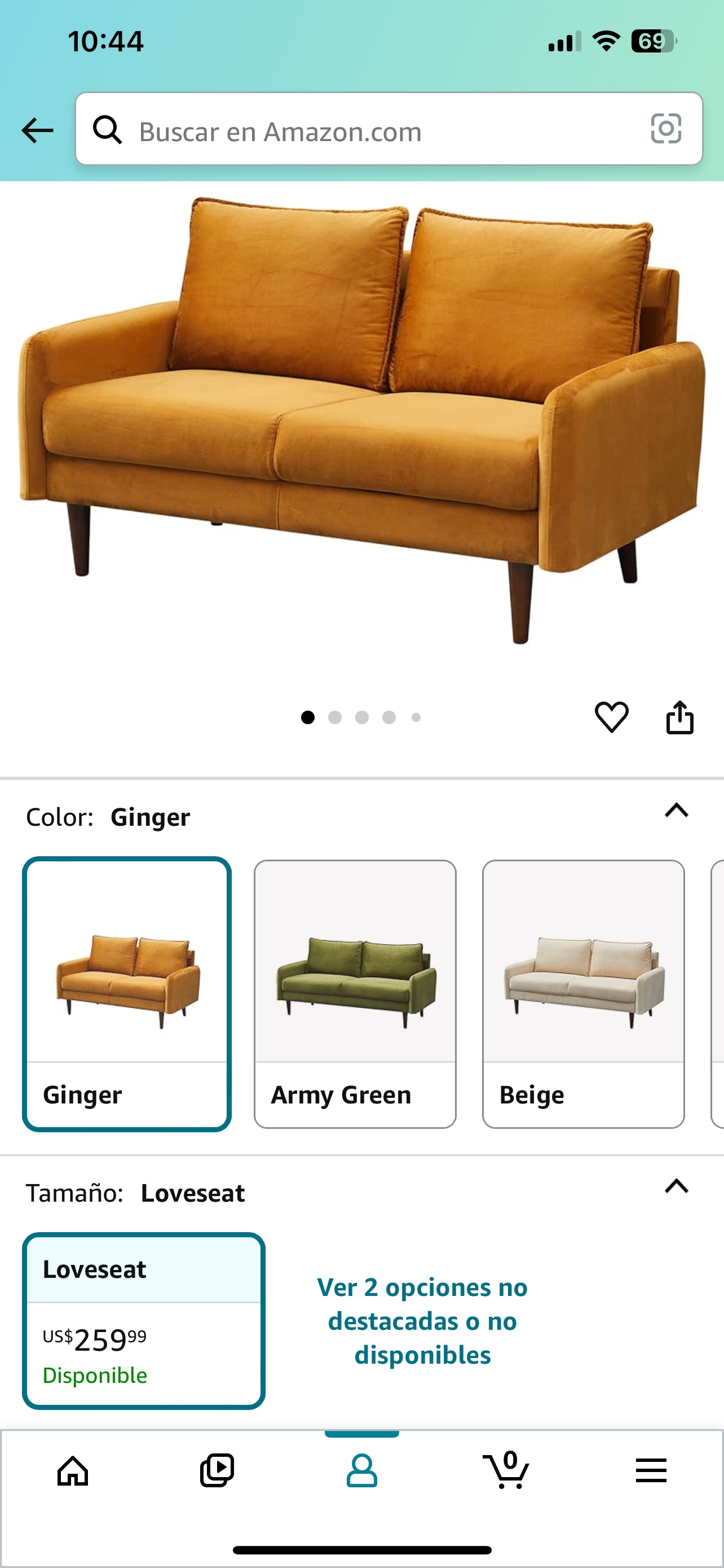 Loveseat Couch - photo 3