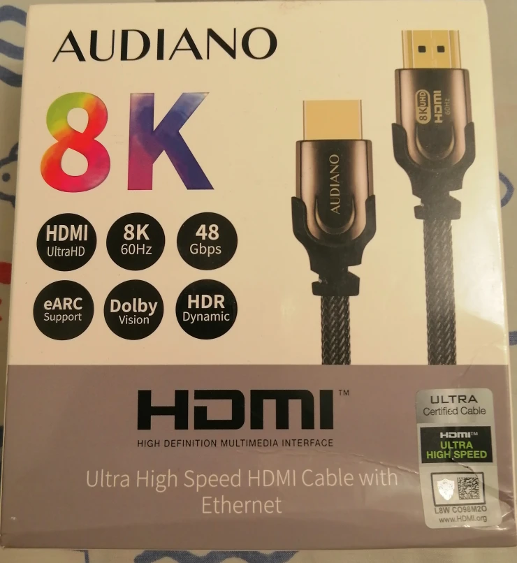 8K HDMI Cable with Ethernet