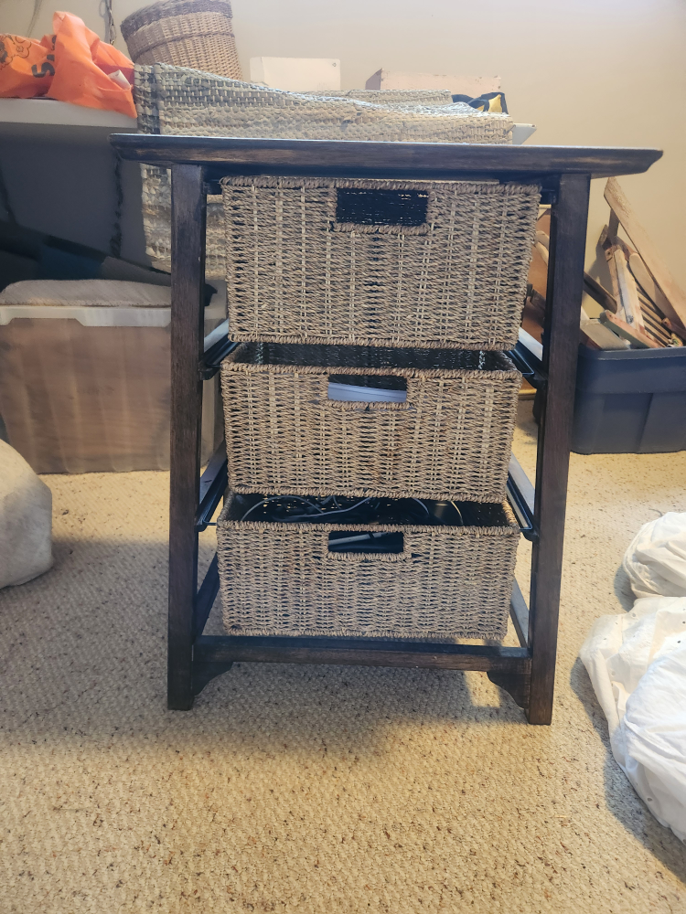 Wicker Storage Unit