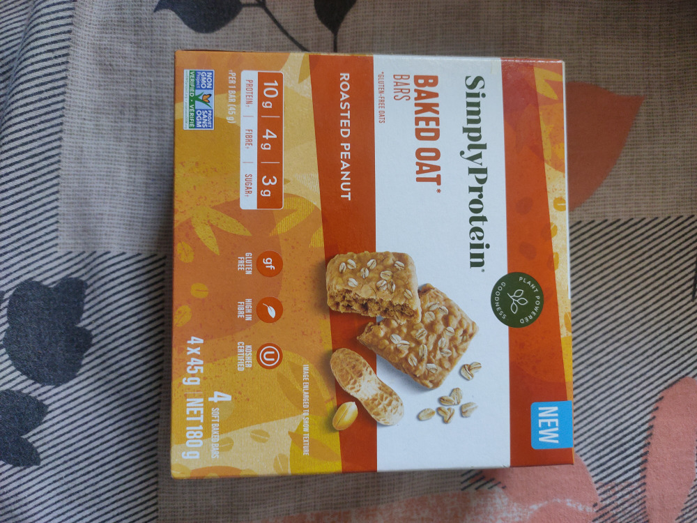 SimplyProtein Baked Oat Bars - Roasted Peanut