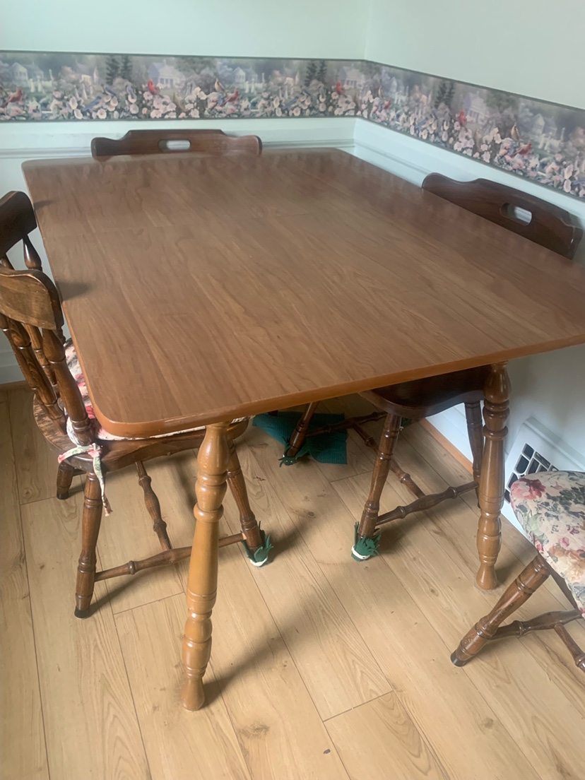 Vintage Canadian-Made Dining Table Set