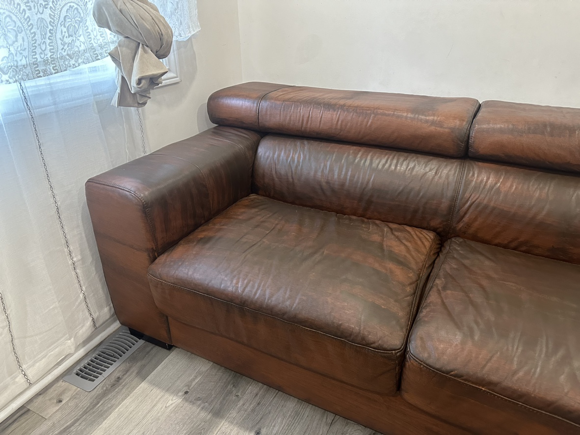 Genuine Leather Sectional - photo 2