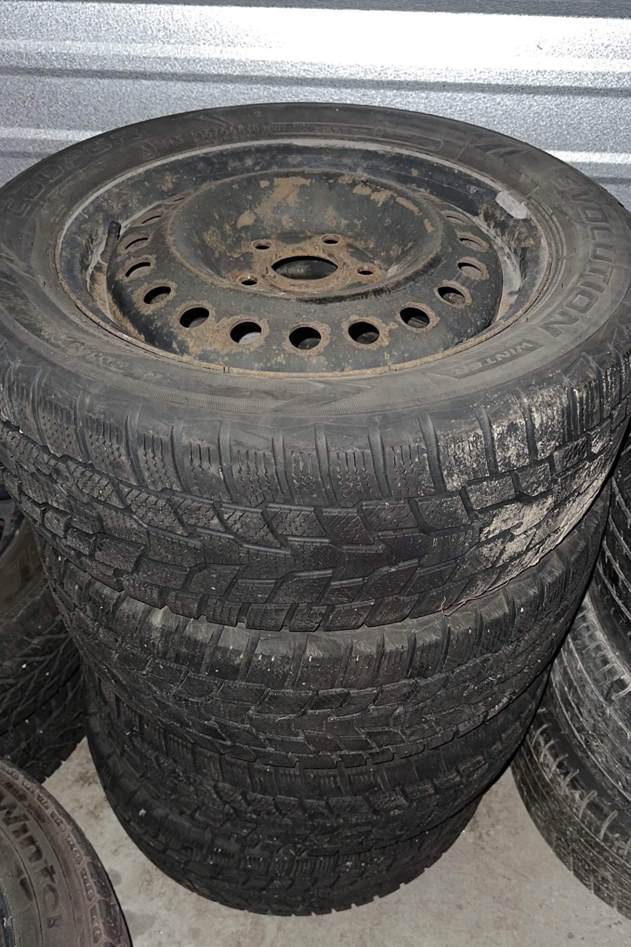 Set of 4 Winter Tires with Rims