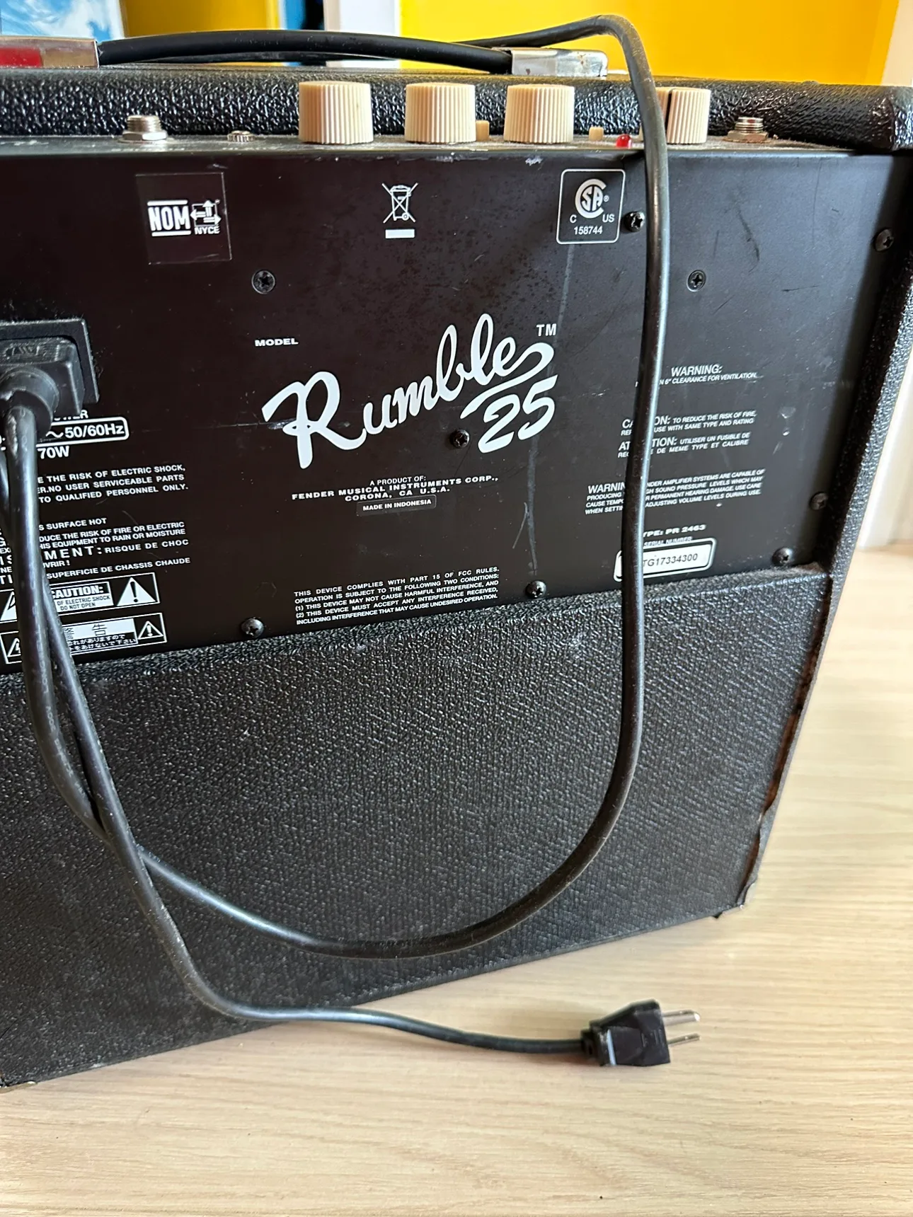 Fender Rumble25 70w  Bass Amp image indicator(6)