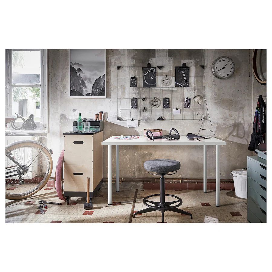 White Ikea Desk - photo 3