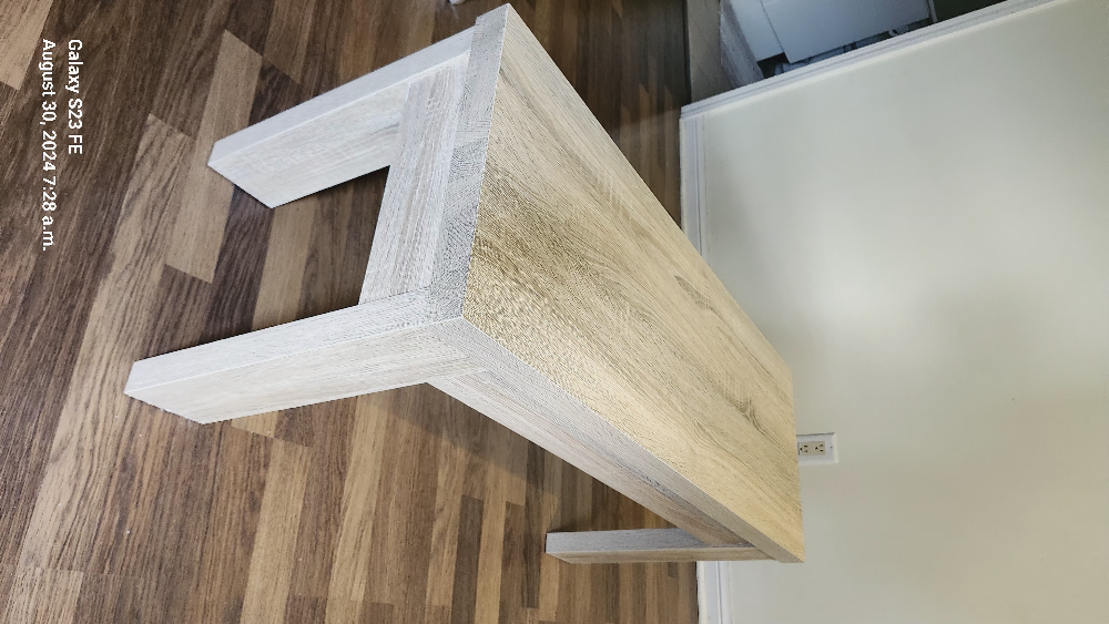 Whitewash Wood Bench - photo 3
