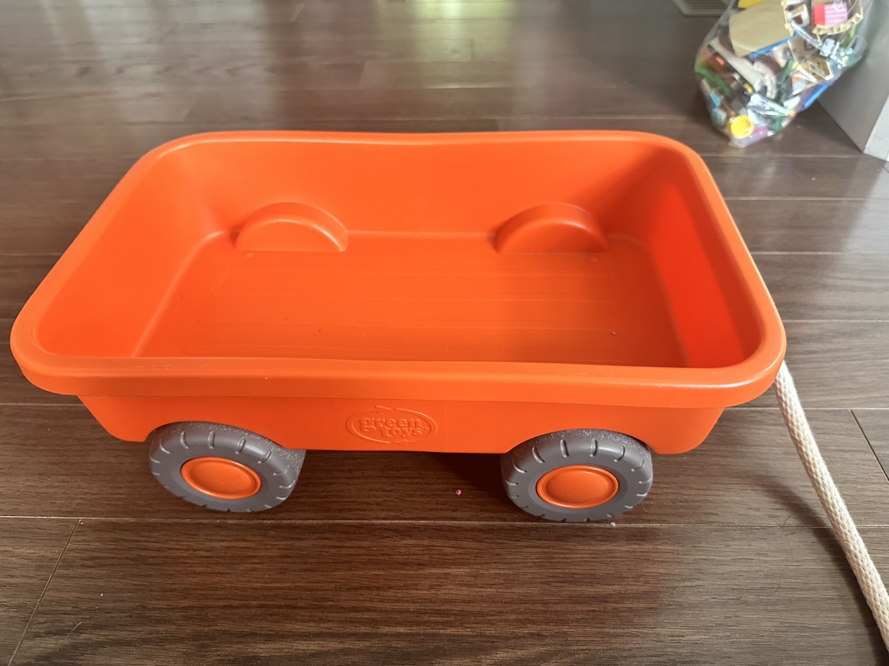Orange Pull Wagon toy - photo 2