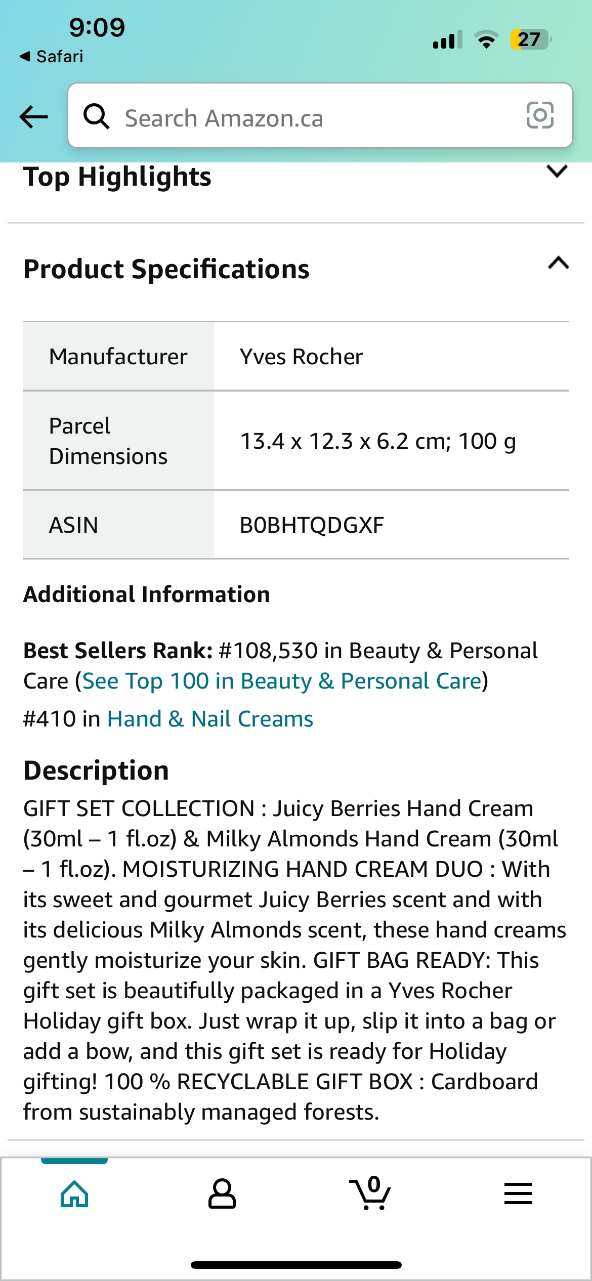 Yves Rocher Hand Cream Duo Gift Set - photo 4