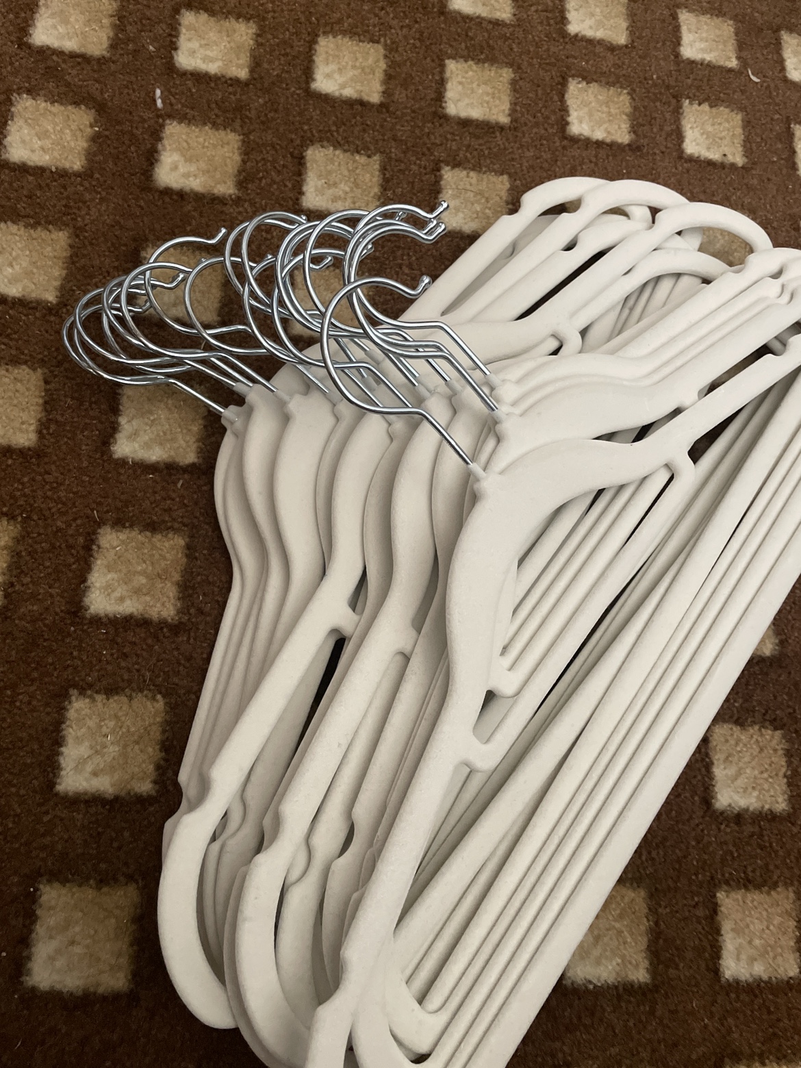 White Velvet Hangers