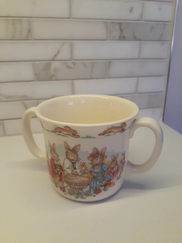 Royal Doulton Bunnykins Celebrate Your Christening Cup image indicator(3)